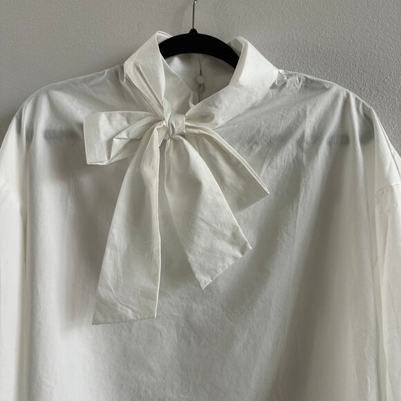 Tanner Fletcher Laurence Pussybow Shirt Size 4 - Picture 5 of 9